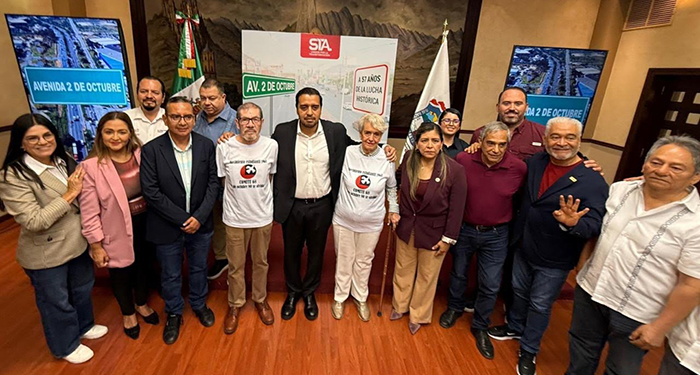 Cambian nombre a boulevard Díaz Ordaz, ahora será 2 de Octubre 1 0 3