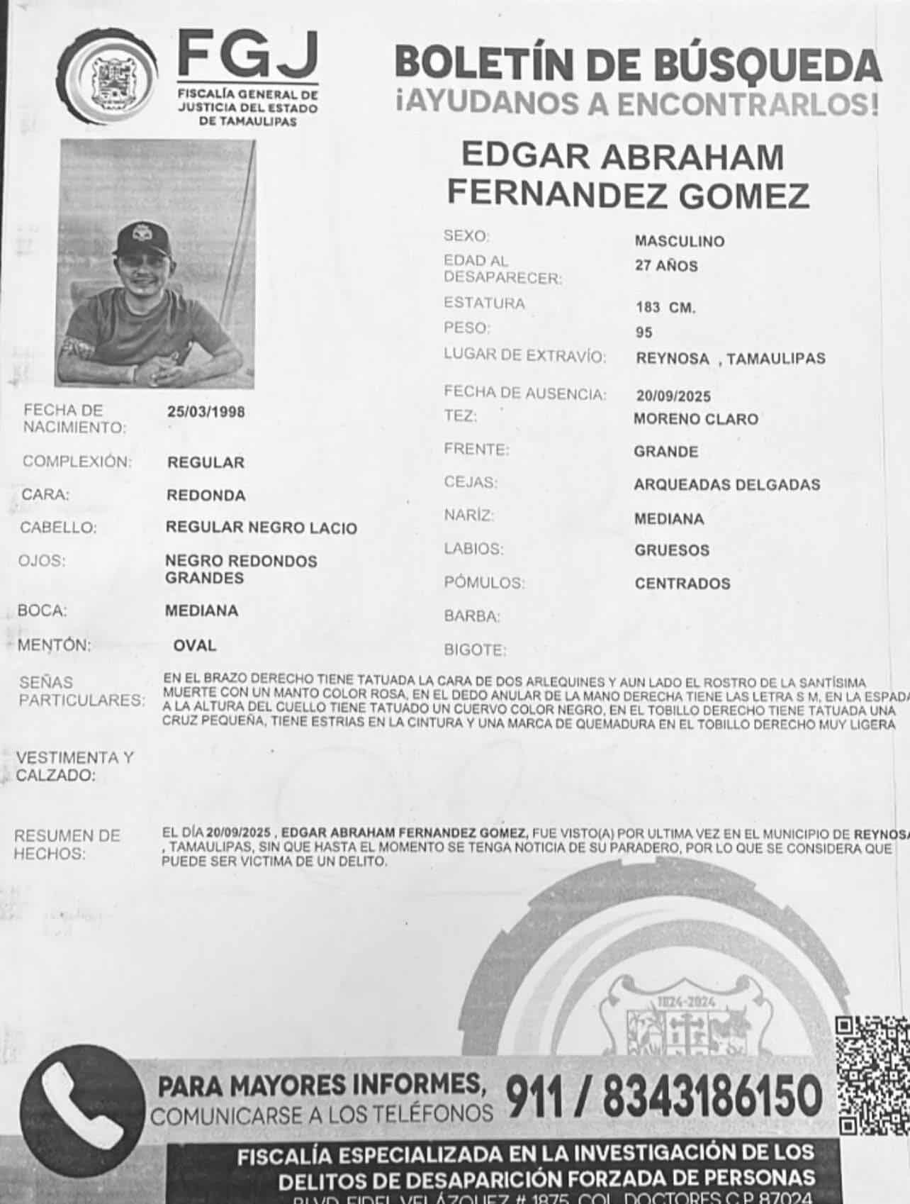 Localizan vehículo en Díaz Ordaz; sería del joven reportado desaparecido en Reynosa 2 552654565 1885932588675160 1098995758941674803 n