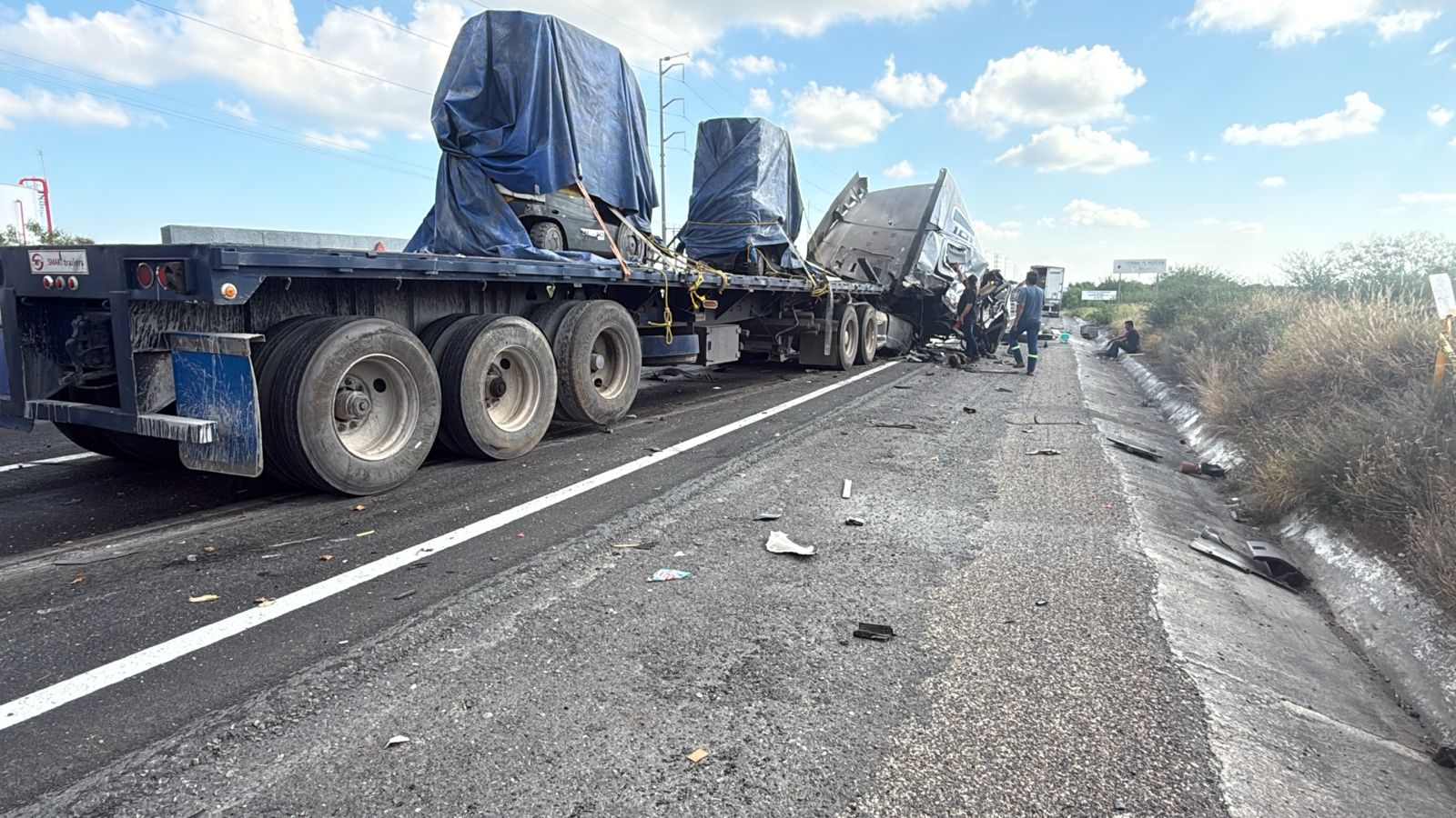 Chocan dos tráileres; hay un lesionado 1 553049632 1317873703314916 6130163174077390285 n