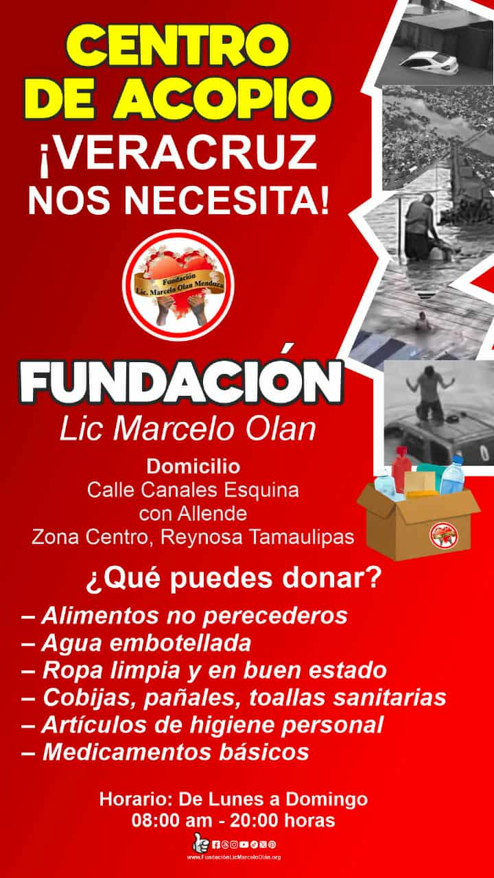 Fundación Marcelo Olán abre centro de acopio para ayudar a damnificados de Veracruz 2 557724137 831489862752112 133842064220073843 n