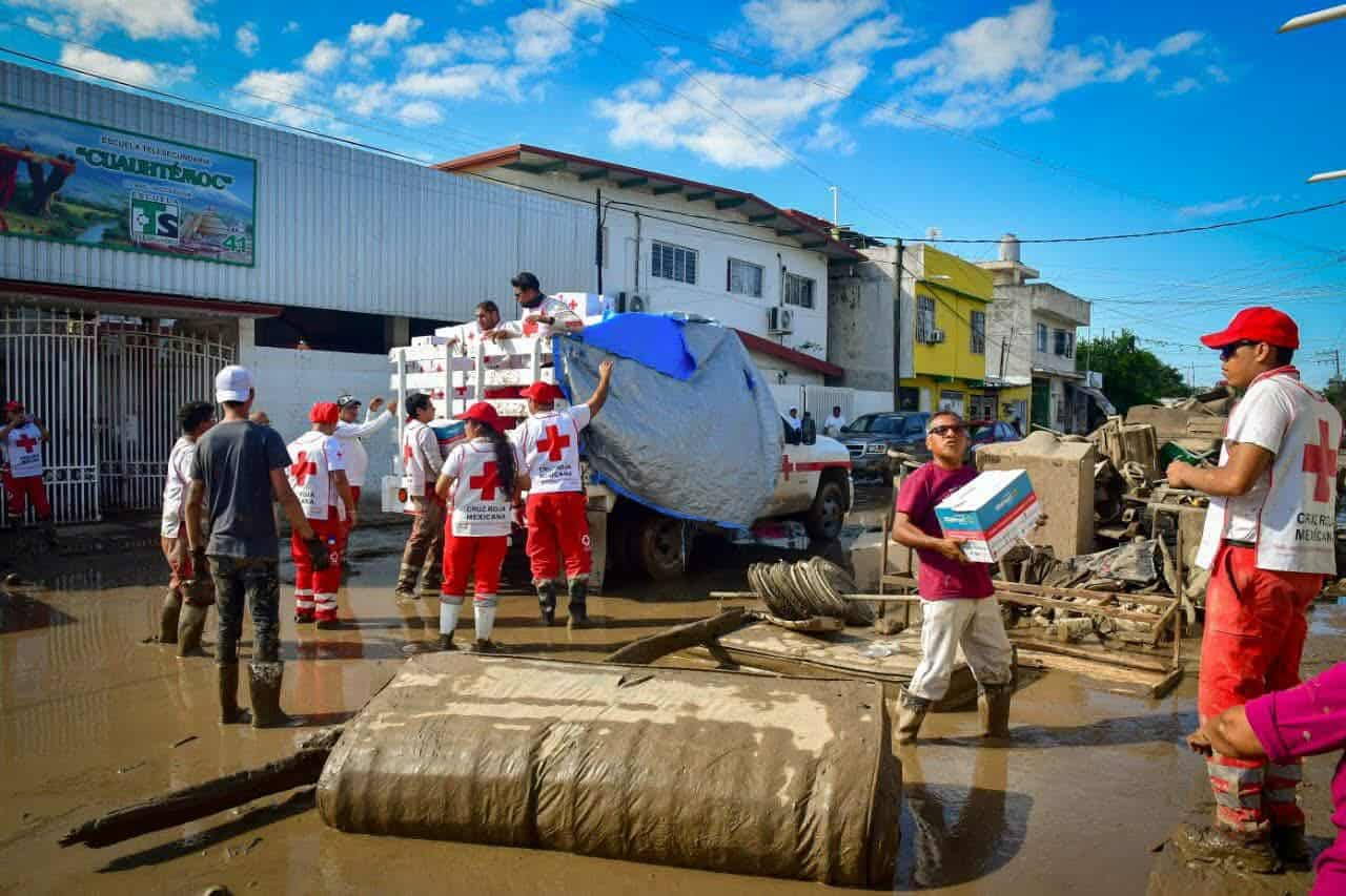 Entrega Cruz Roja 25 toneladas de ayuda humanitaria en zonas inundadas 1 564527078 785865340925122 3079388885734302496 n