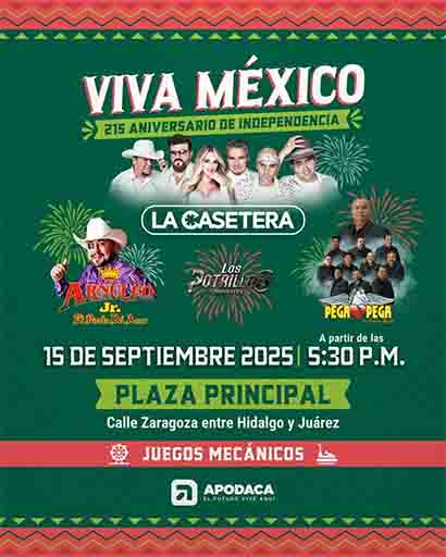Gobierno de Apodaca celebrará El Grito en tres puntos 1 APODACA 2