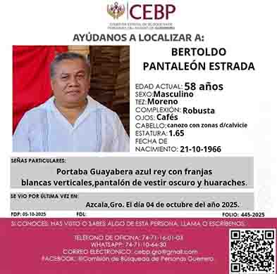 Diócesis de Chilpancingo-Chilapa reporta desaparición de sacerdote 1 BERTOLDO 2