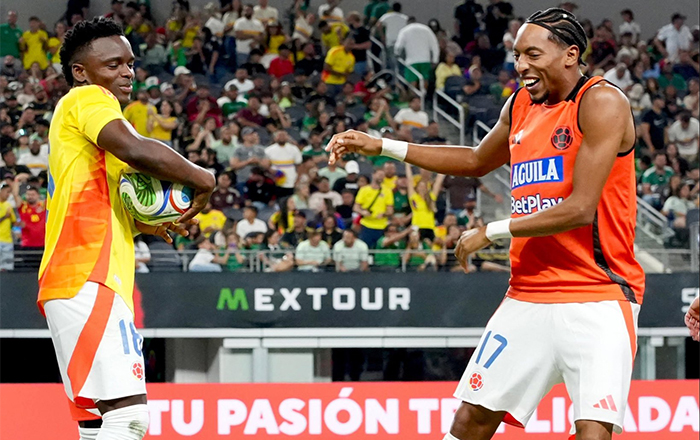 Colombia vence a México 4-0 en amistoso 1 COLOMBIA 2