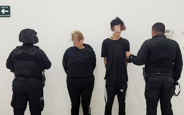 Guardia Estatal asegura a dos personas por probable delito de homicidio doloso 1 DETENIDOS 1 2