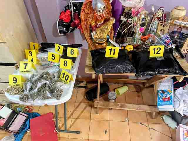 Reportan un detenido y aseguramiento de drogas tras cateo en Monterrey 1 DROGAS