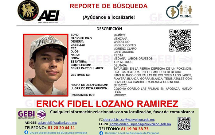 Deudas, posible móvil de homicidio de Erick Fidel 1 ERICK FIDEL