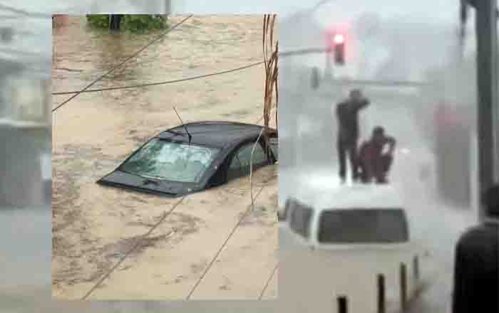Reportan inundación en la zona de La Estanzuela al sur de Monterrey 1 INUNDACION 2