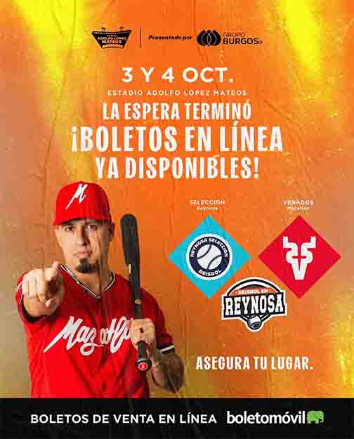 Venados de Mazatlán jugarán por primera vez en Reynosa 1 JUEGO