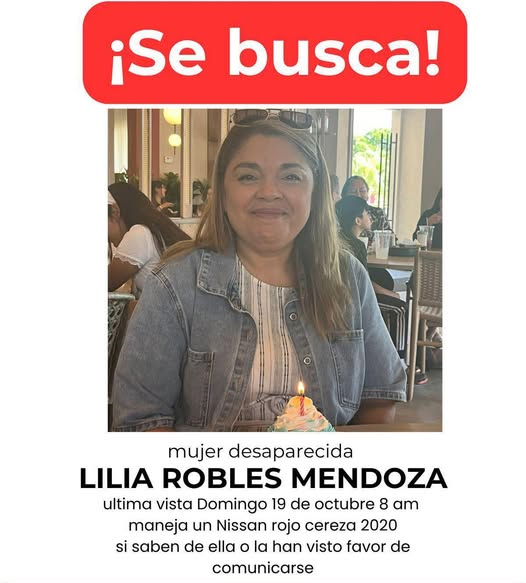 Colectivo realiza búsqueda en vida de Liliana Robles, desaparecida en Reynosa 1 LILIANA 2