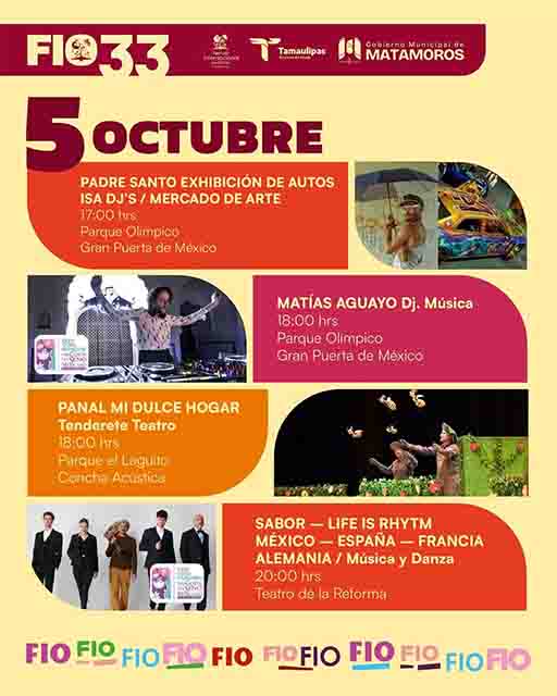 Continúan en Matamoros las actividades del Festival Internacional de Otoño 1 MATAMOROS 2 7