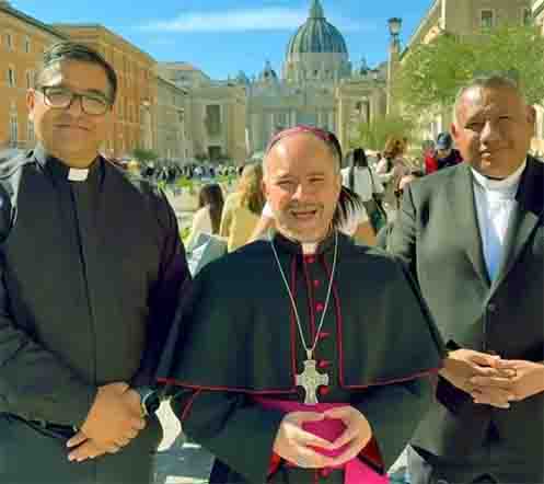 Obispo de Matamoros-Reynosa participa en jornada mundial con el Papa 1 OBISPO LIRA 2