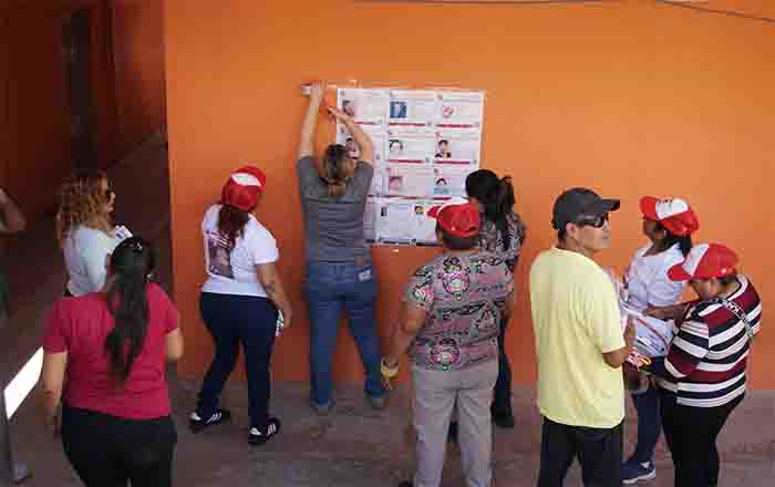 Realizan buscadores jornada de pegoteo en Reynosa 1 PEGOTEO 2
