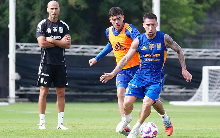 Entrena Tigres; separan a Sebastián Córdova y Nico Ibáñez 5 PIZARRO 2