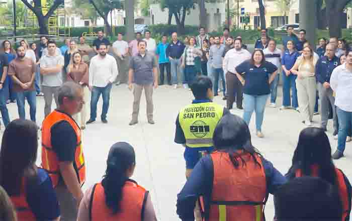 Participa San Pedro en Simulacro Nacional 1 SAN PEDRO 2