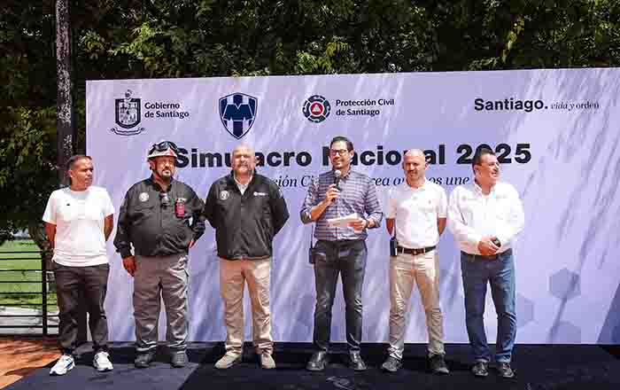 Santiago se suma al Segundo Simulacro Nacional 2025 1 SIMULACRO 1 2