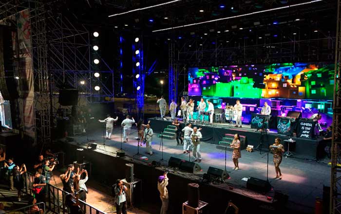 Cierran Los Ángeles Azules con gran baile el Arte Fest San Pedro 2025 2 an 1