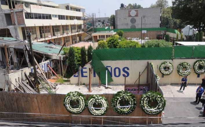 Recuerdan familiares a víctimas del Colegio Rébsamen 2 colegio